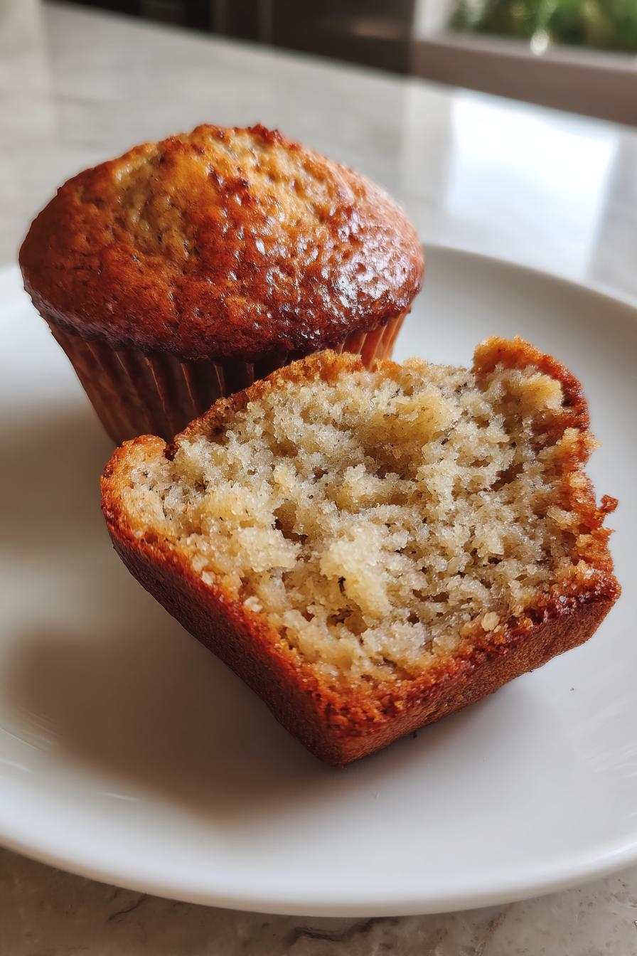 Banana bread muffin recipe