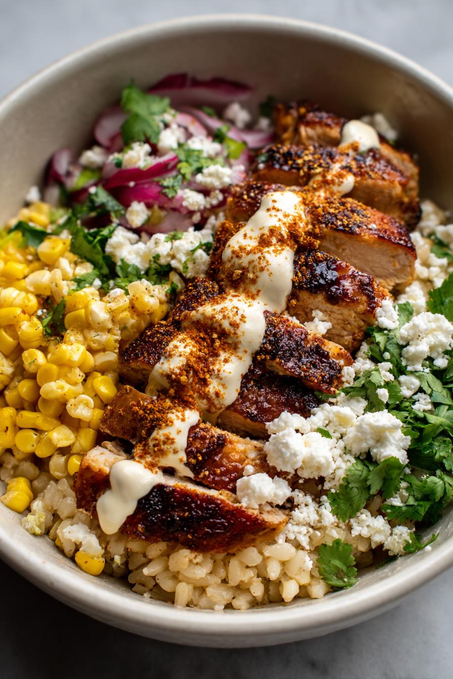 Street Corn Chicken Rice Bowl - detail 1