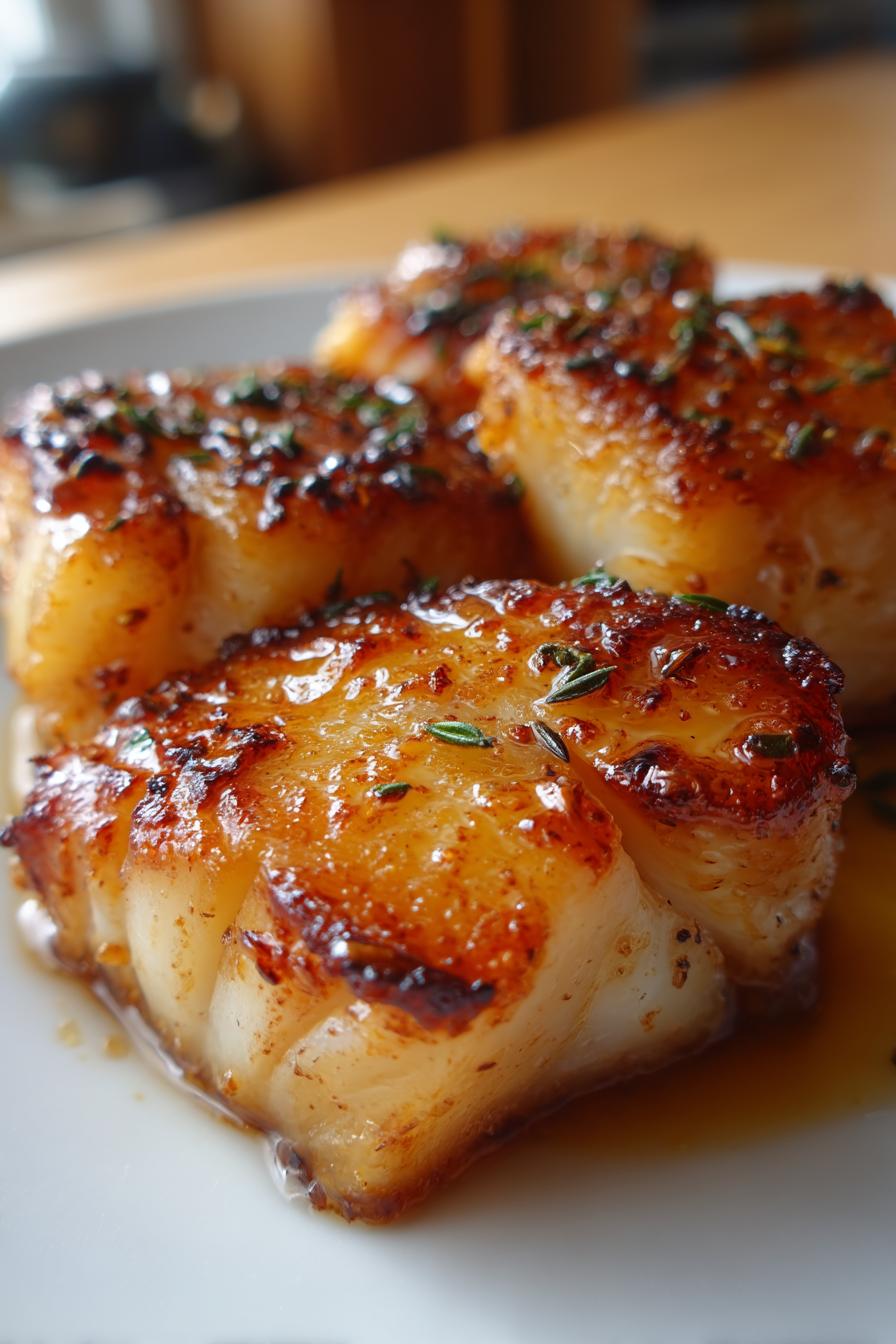 baked honey marinated cod - detail 1