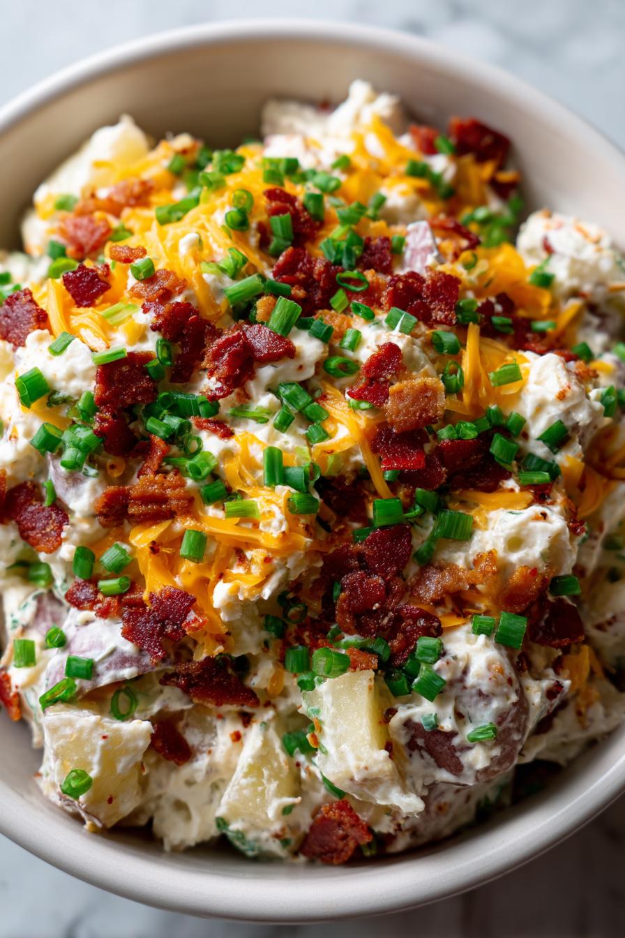 cheddar bacon ranch potato salad - detail 2