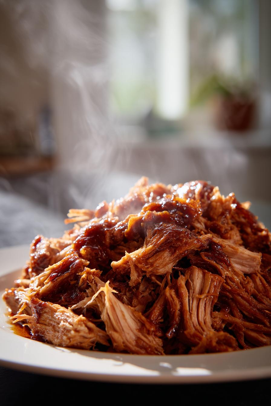 crock pot pulled pork - detail 2