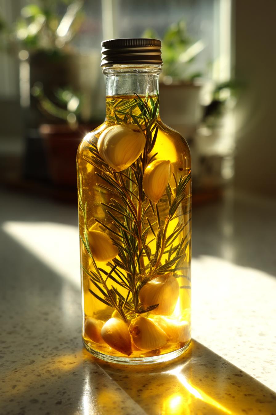 diy infused olive oils - detail 2