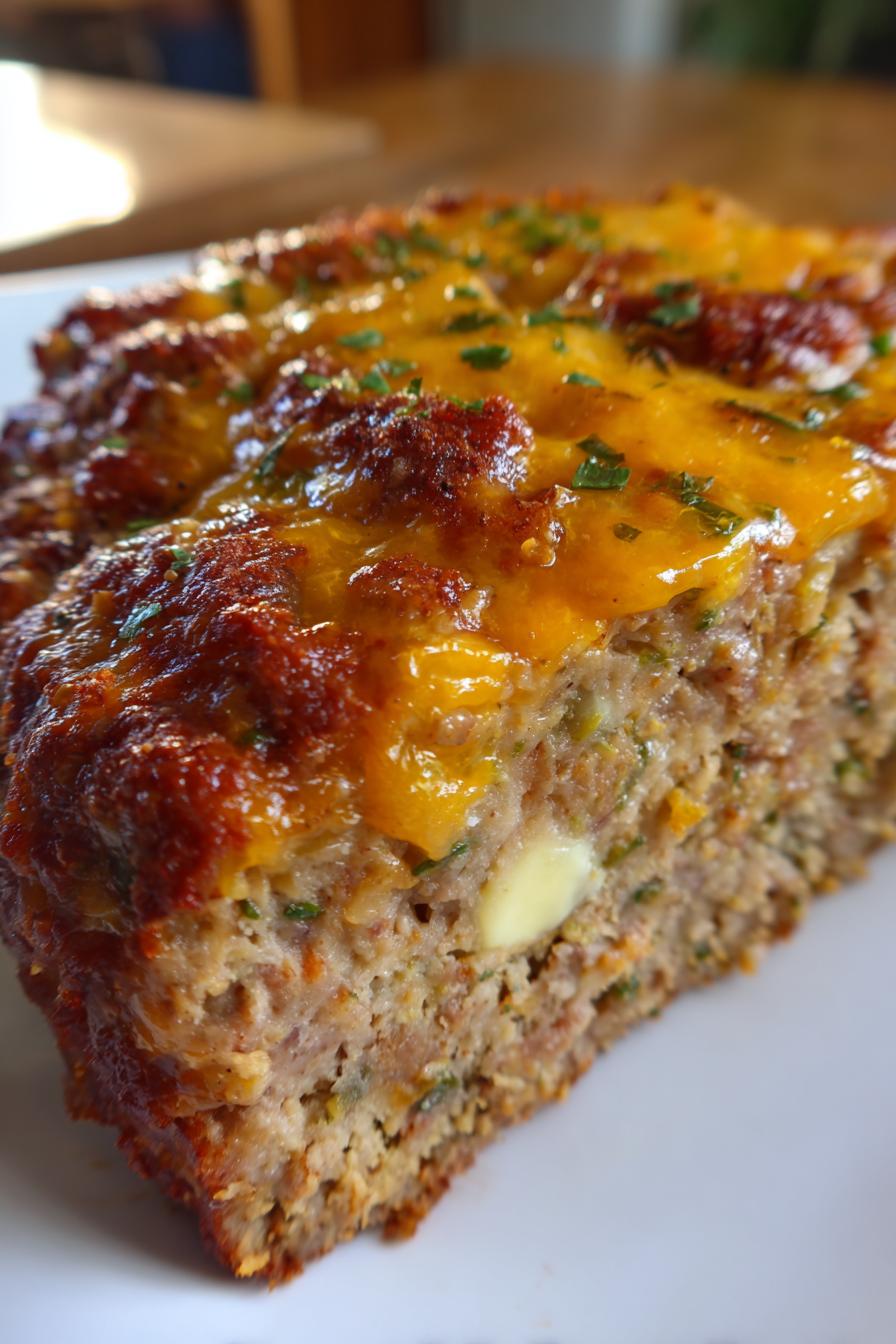 smoky jalapeno popper meatloaf - detail 1