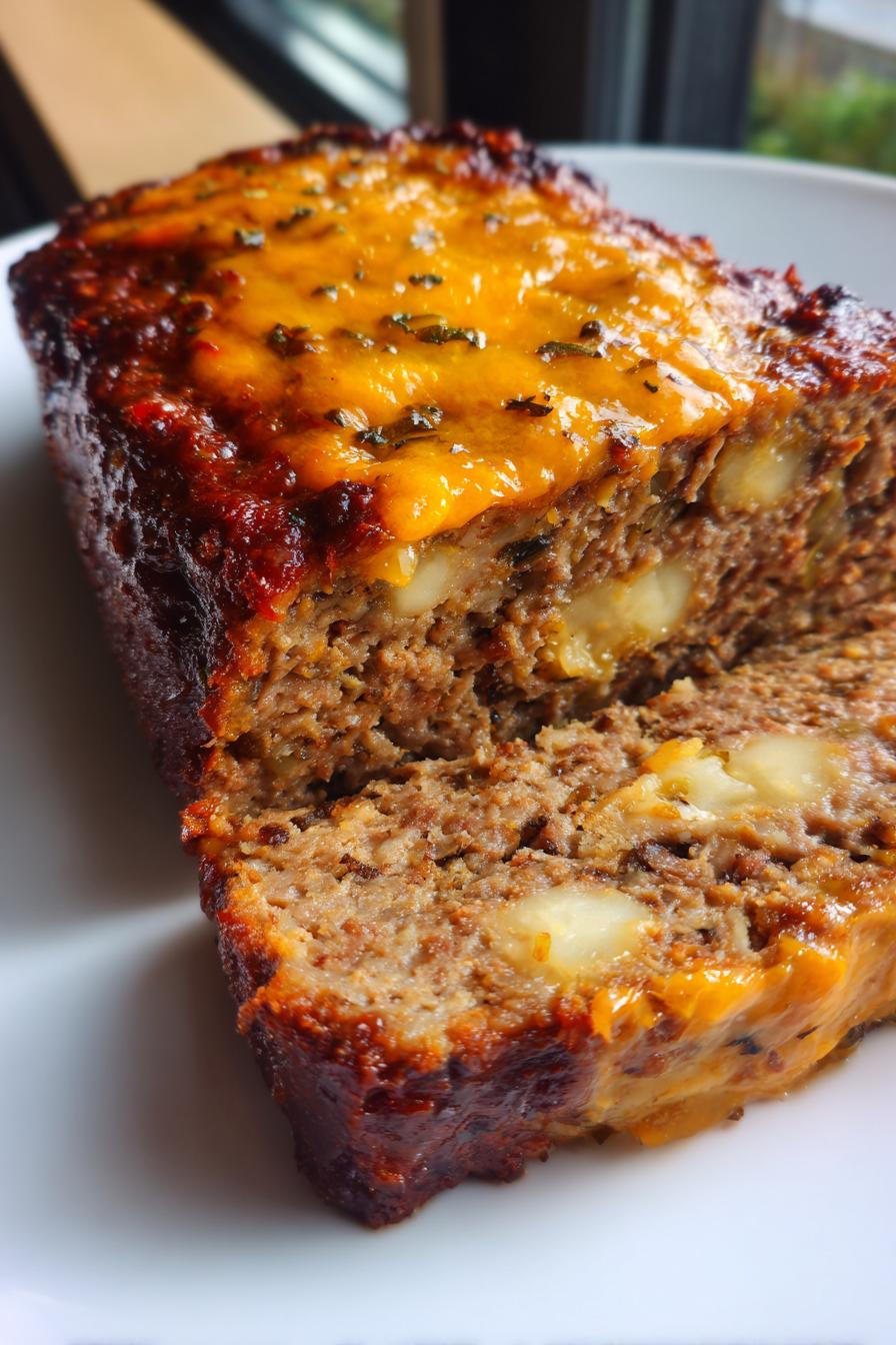 smoky jalapeno popper meatloaf - detail 2