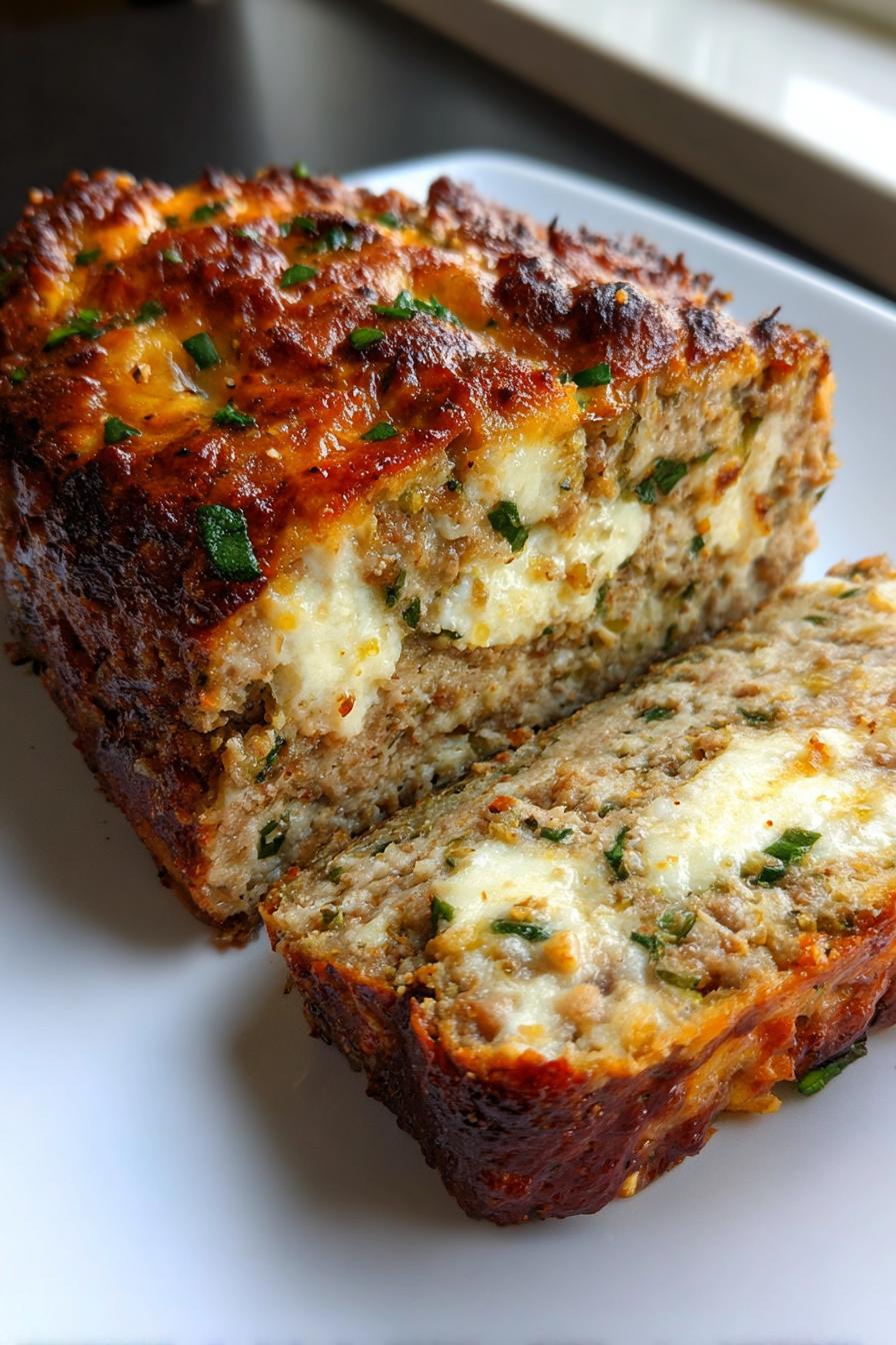 smoky jalapeno popper meatloaf