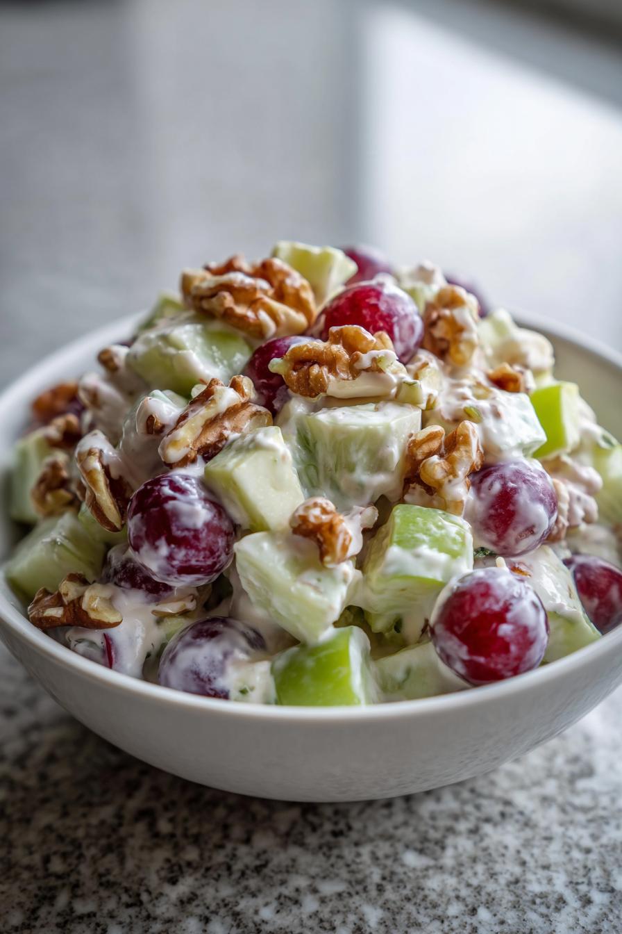 creamy waldorf salad recipe - detail 2