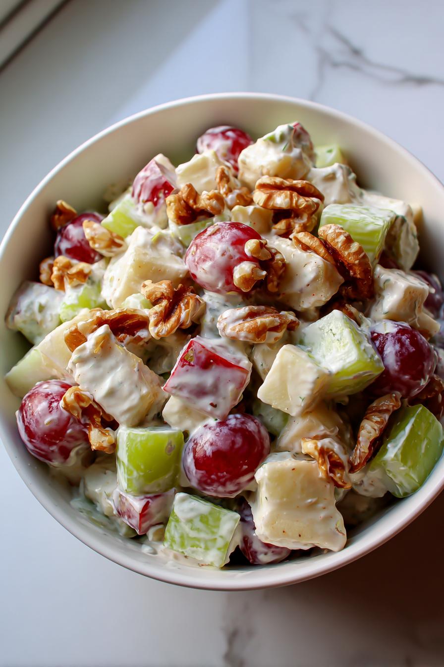 creamy waldorf salad recipe