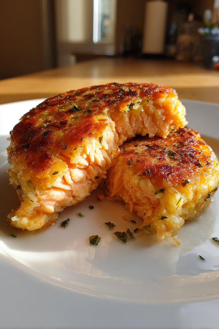 easy salmon patty