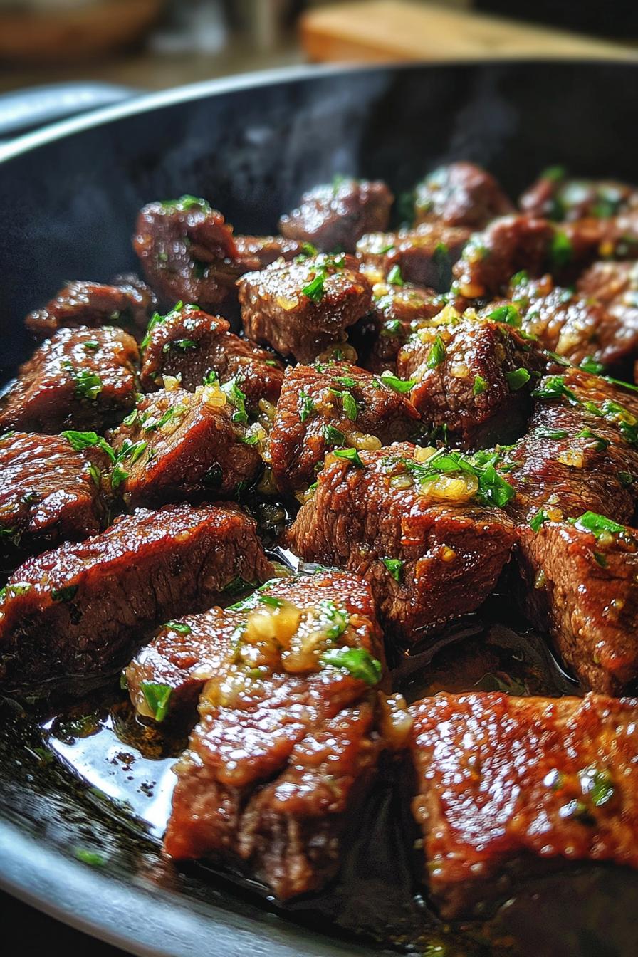 garlic butter steak tips