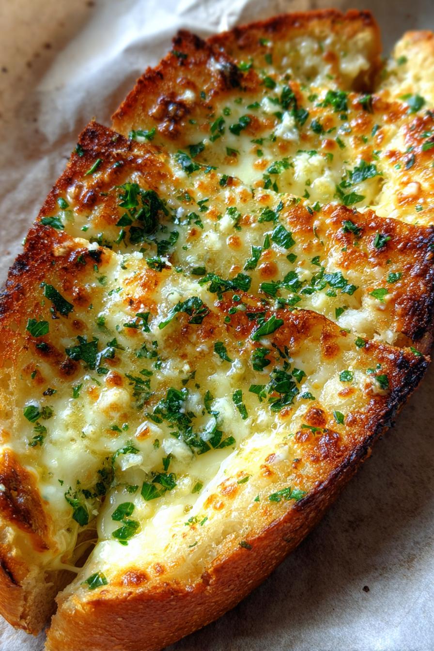 Irresistible Garlic Cheese Bread In Just 12 Minutes MAFNER Garlic Cheese Bread 2